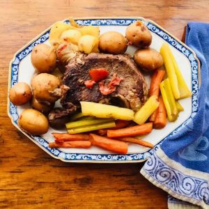 Don's Pot Roast is easy to make in a slow cooker.