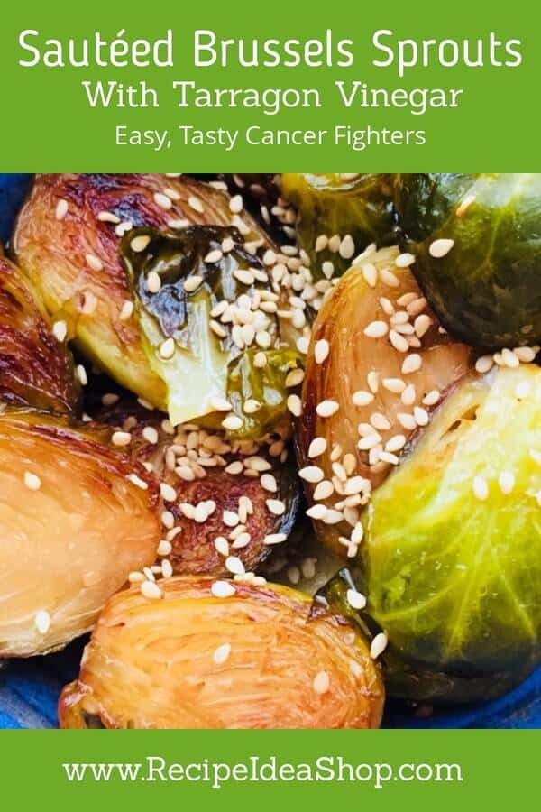 This SautÃ©ed Brussels Sprouts Recipe is nothing like what Mom used to make! Full of favor. Not bitter. Terrific. 35 minutes to perfection. #sauteedbrusselssproutsrecipe, #sauteedbrusselsprouts, #recipeideashop, #recipes; #brusselsprouts, #brusselssprouts