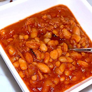 slow cooker baked beans