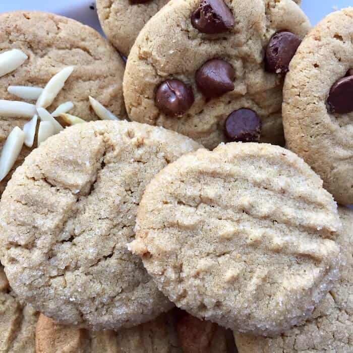 Homemade Peanut Butter Cookies are gluten free and melt in your mouth!