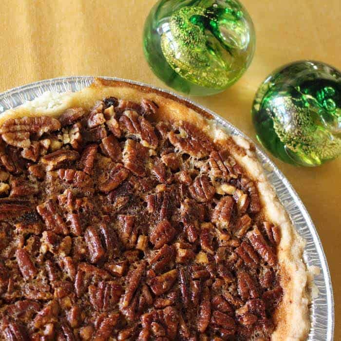 Chocolate Pecan Pie (also known as Kentucky Derby Pie) is a rich pie.