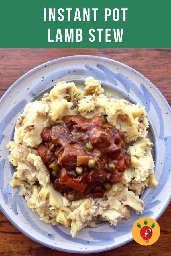 Instant Pot Lamb Stew makes the tastiest Irish Stew. #instantpotlambstew #lambstew #irishstew #comfortfood #glutenfree #recipes #recipeideashop