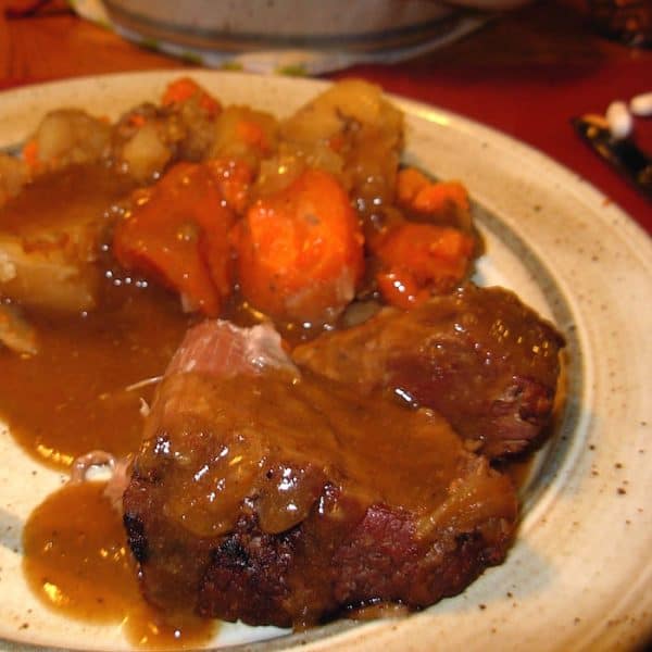 Slow Cooker Ginger Beef Roast & Ginger Snap Gravy Recipe Idea Shop