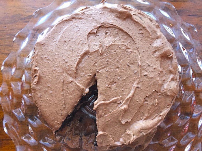 Gluten Free Chocolate Cake, made with quinoa
