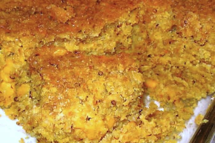 quinoa cornbread with corn kernals