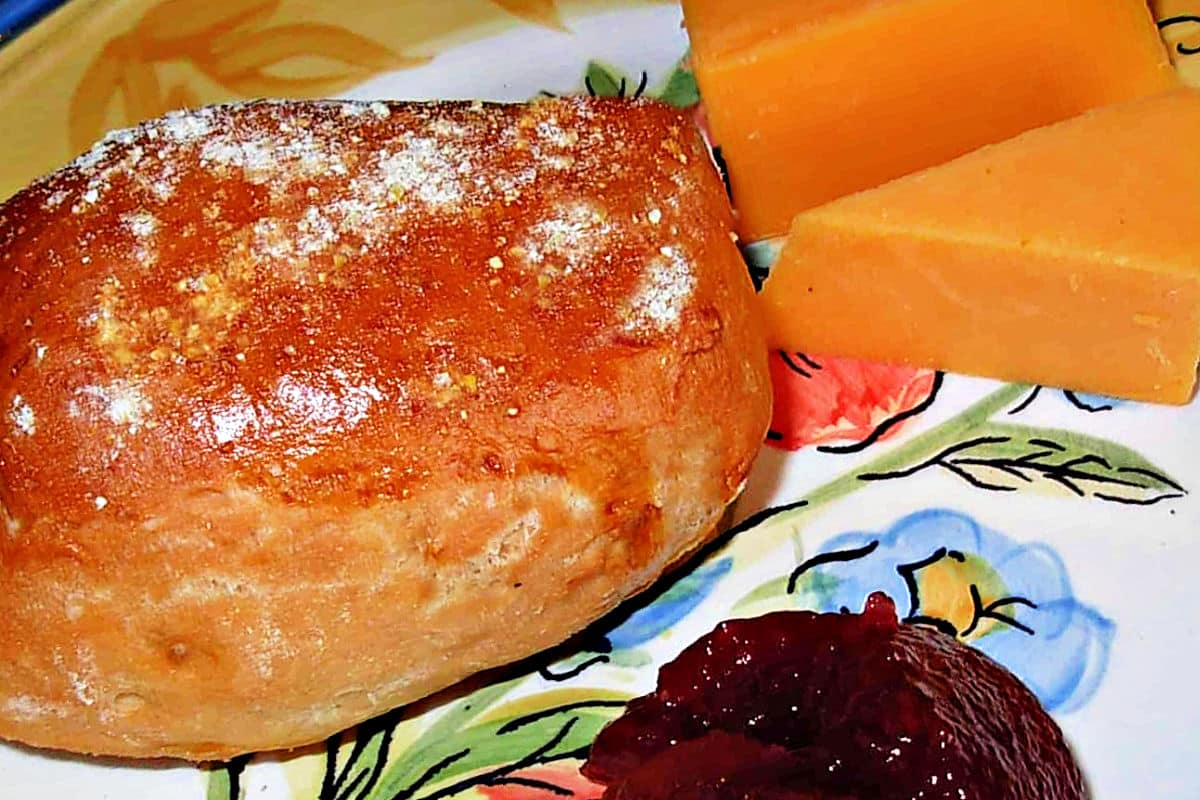 homemade crusty French roll