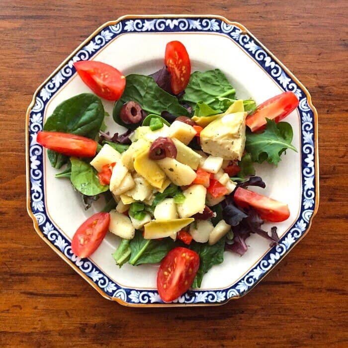 Hearts of Palm Salad, a South Beach Salad