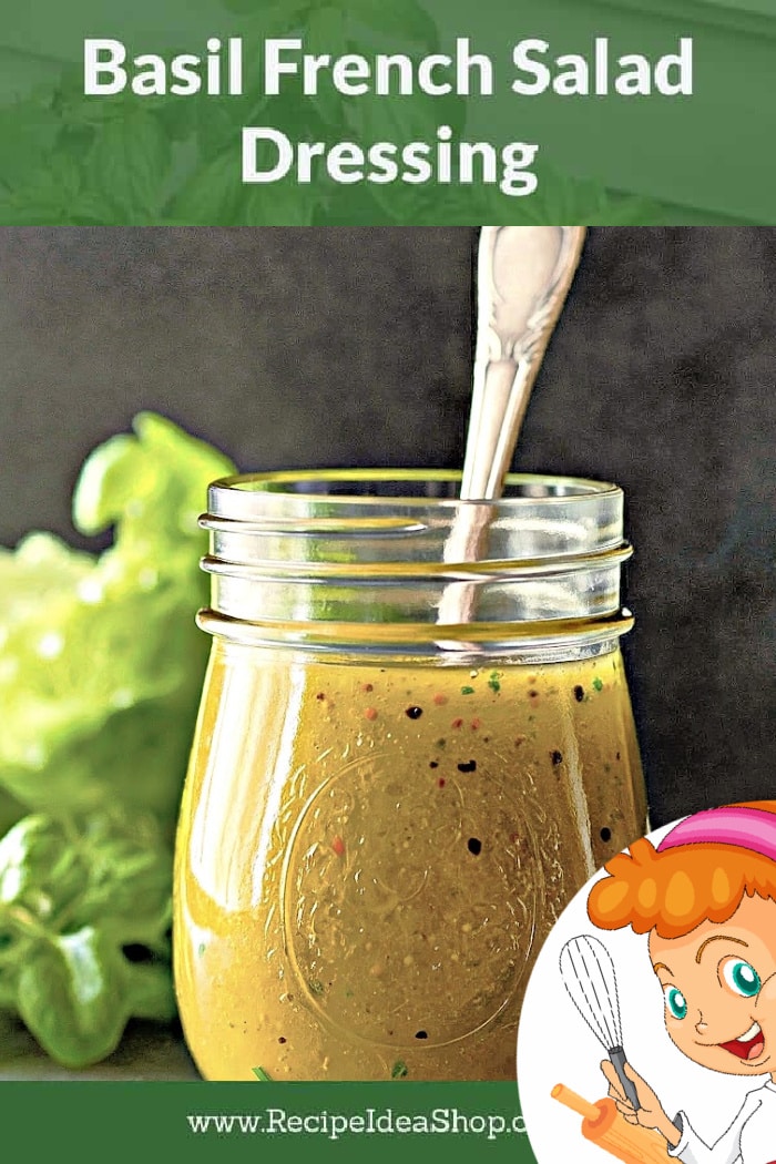 French dressing with basil