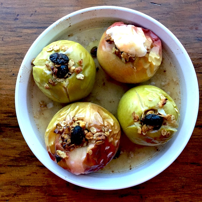 Baked Apples are a nice, light treat.