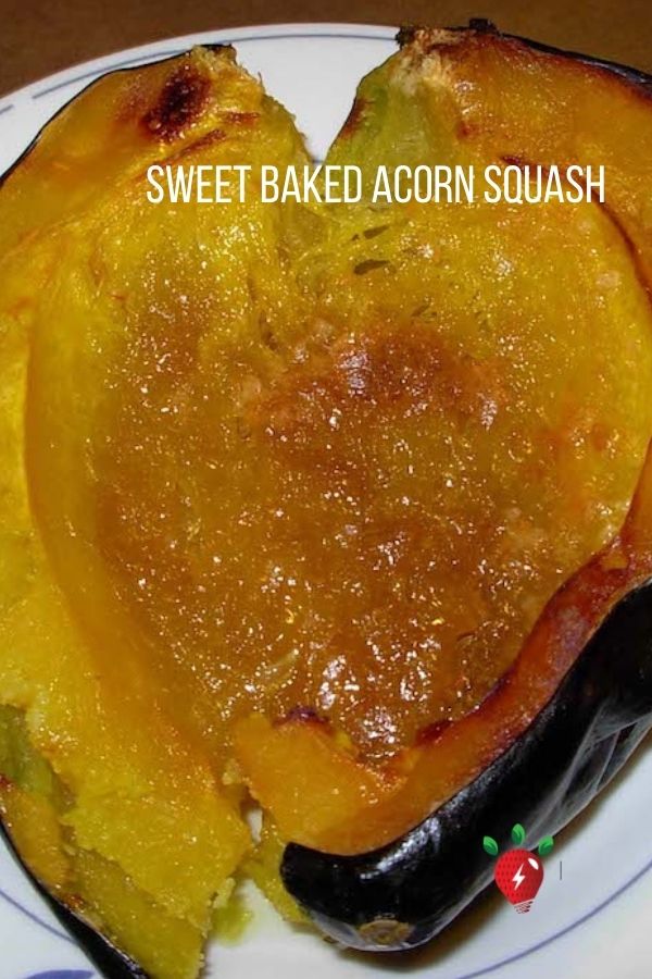 Only 3 ingredients in this 10-minute prep and 1 hour bake recipe for Sweet  Baked Acorn Squash. #BakedAcornSquash #SweetBakedSquash #SquashRecipes #GlutenFree #Recipes #RecipeIdeaShop