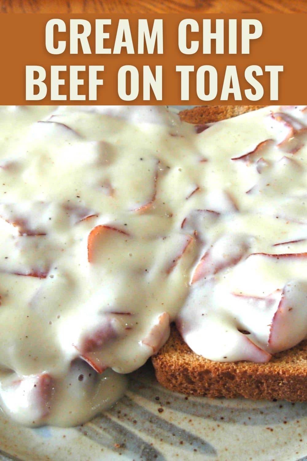 Cream chip beef on toast