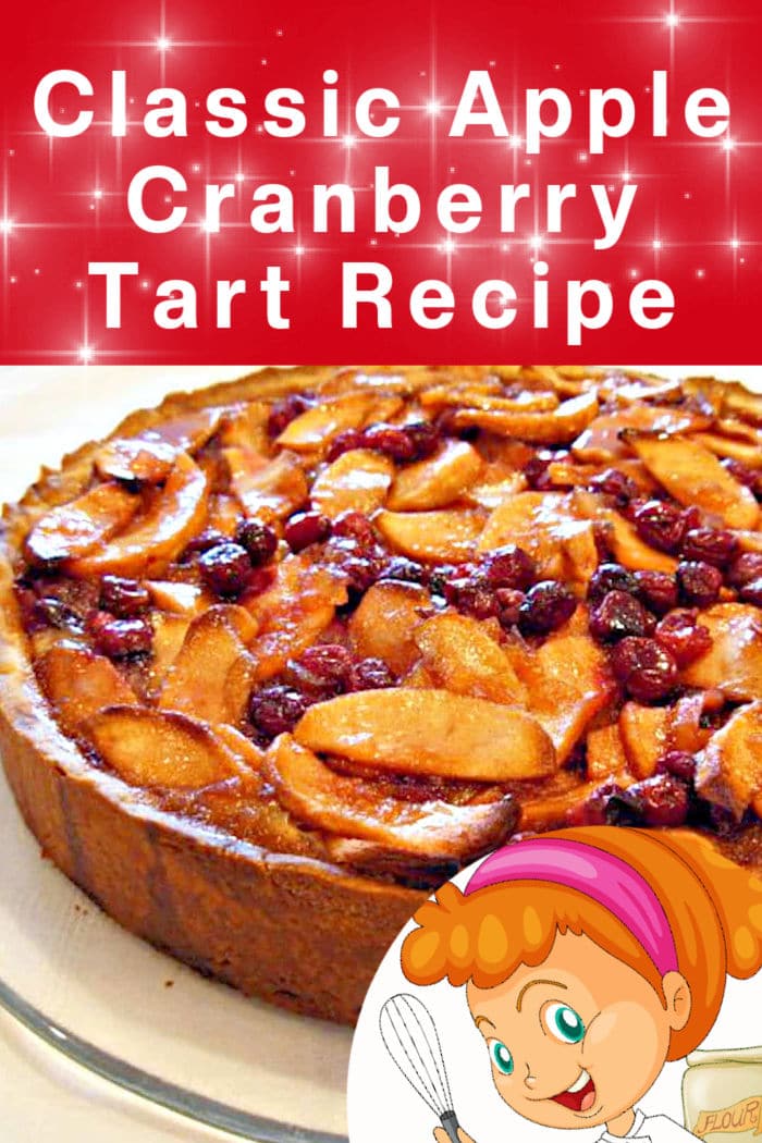 Classic apple cranberry tart recipe