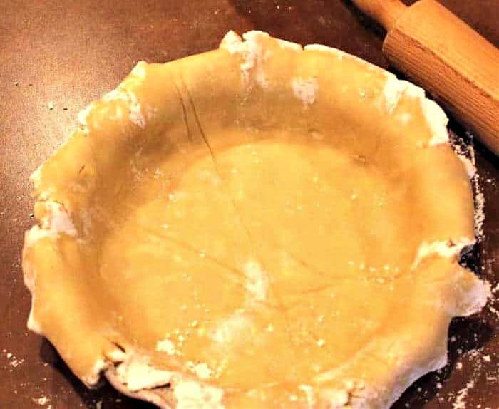 making a pie crust