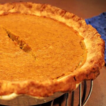 roasted pumpkin pie