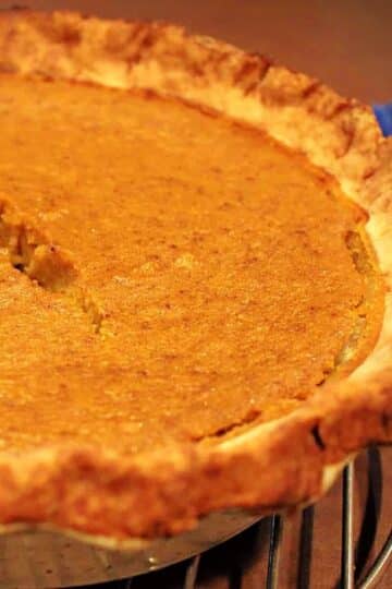 roasted pumpkin pie