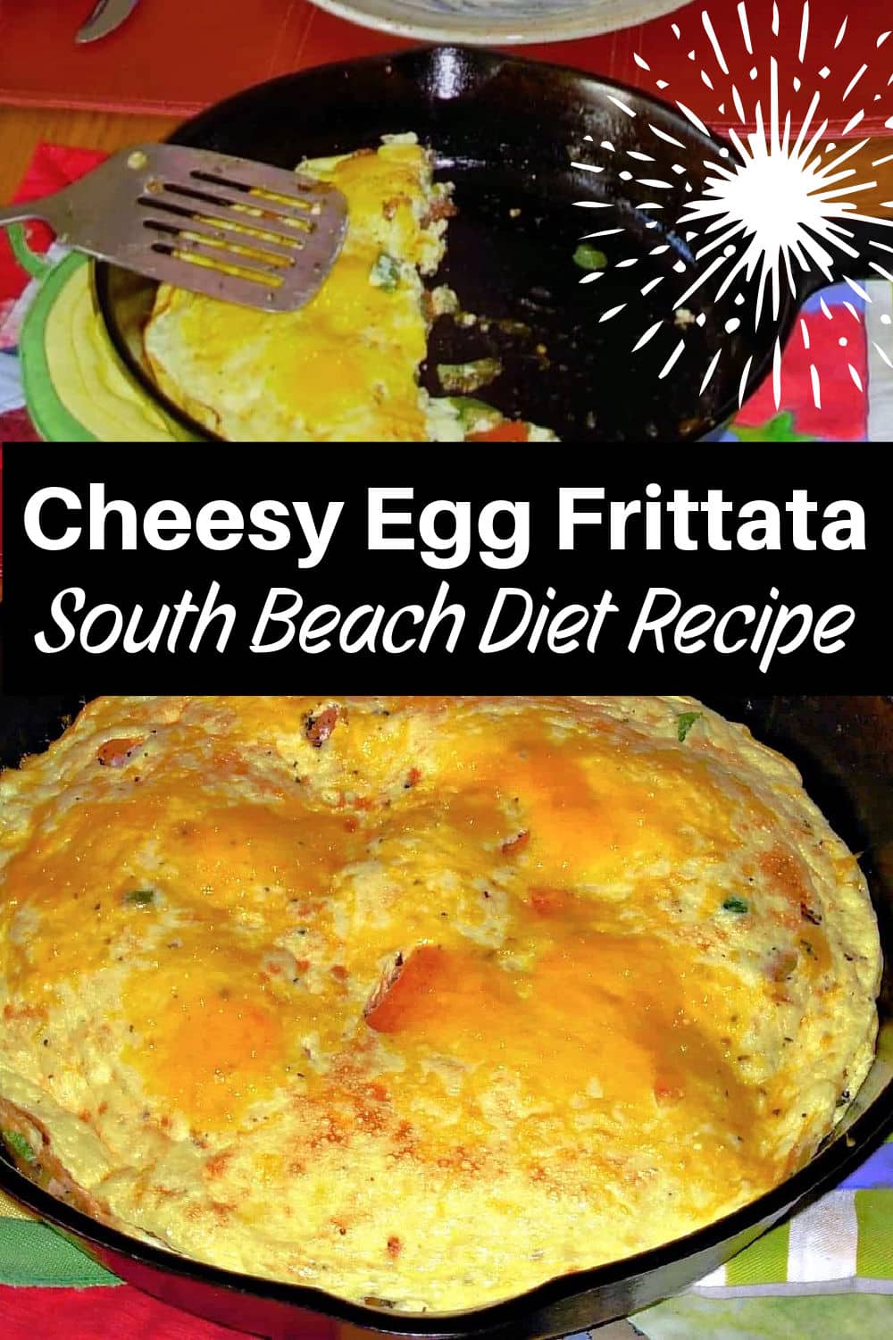 cheesy egg frittata