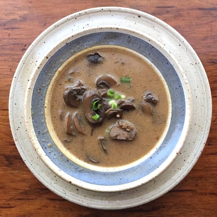 Mixed Mushroom Soup with Sherry (Slow Cooker Recipe) is super good.