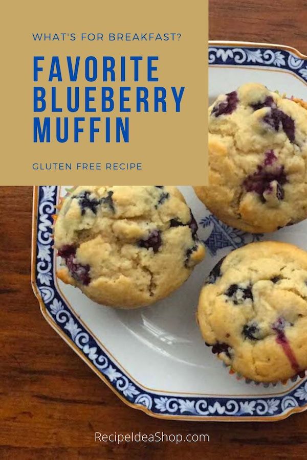 How about my Favorite Blueberry Muffin recipe? Yes, please. I'm hungry. #favoriteblueberrymuffin #favoritemuffin #muffinrecipes #blueberrymuffin #glutenfree #food #recipes #imhungry #comfortfood #recipeideashop 
