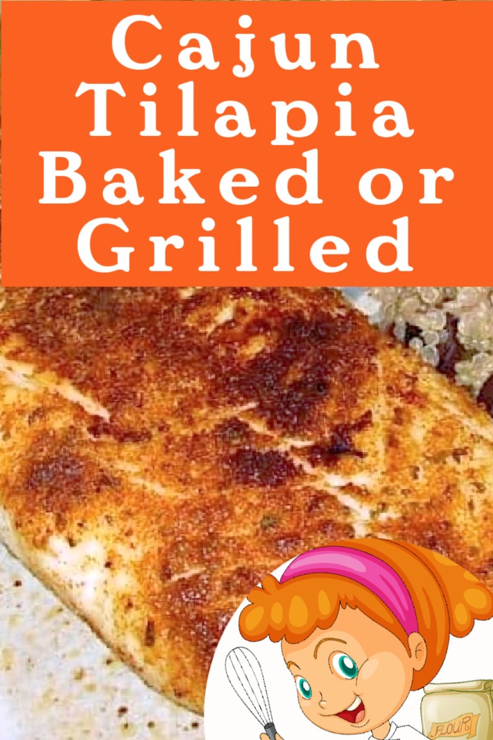 baked or grilled Cajun Tilapia