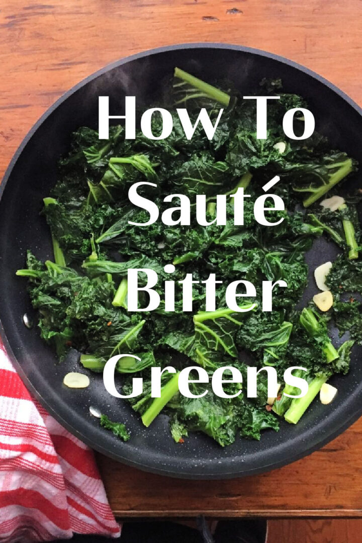 how to sauté bitter greens