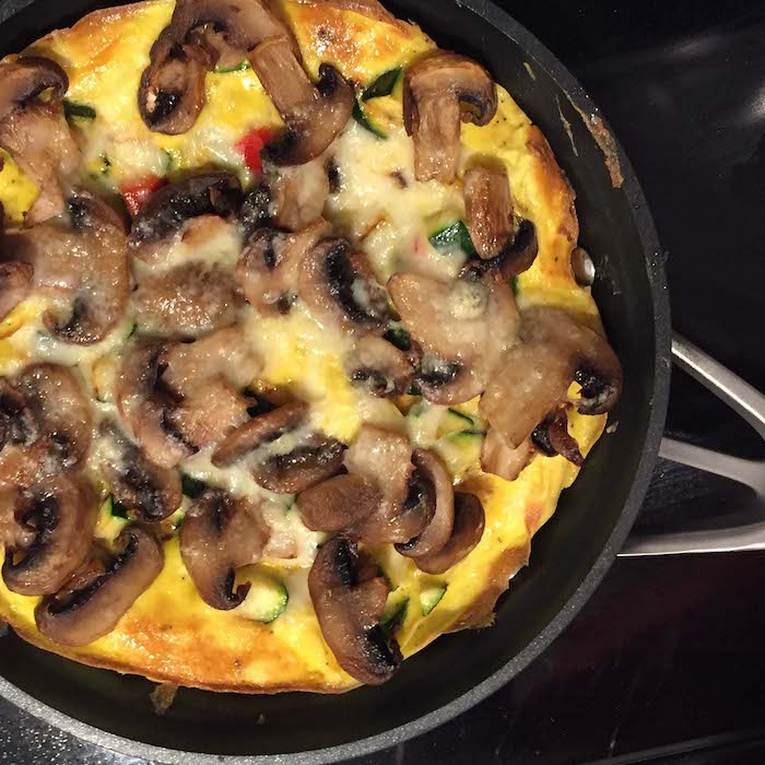 Doesn't this Roasted Mushroom Frittata look heavenly? Mmmmmm.