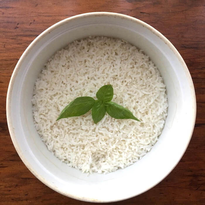 Baked White Rice. Simple.