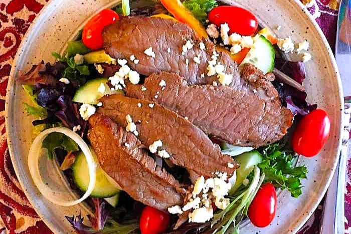 flank steak salad