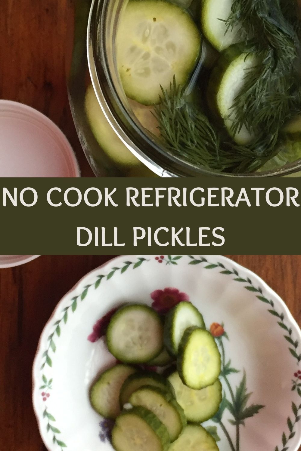 No cook refrigerator dill pickles