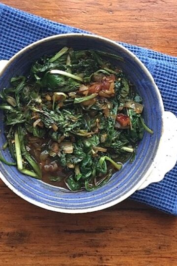 recipe for cooked Dandelions