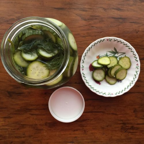 refrigerator dill pickles