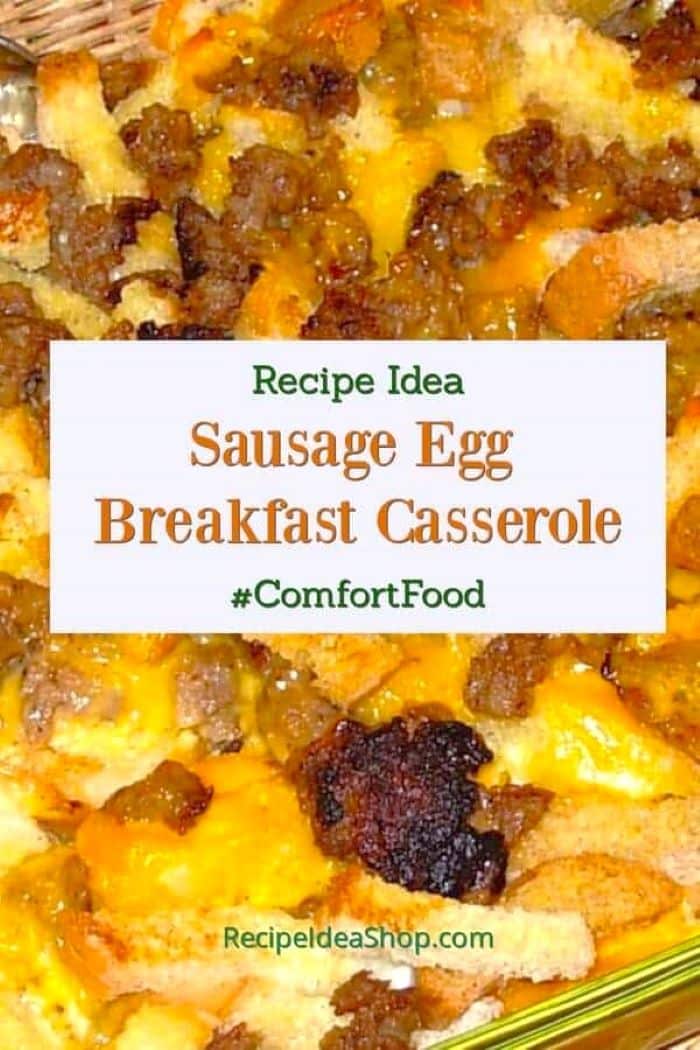 sausage egg and cheese casserole