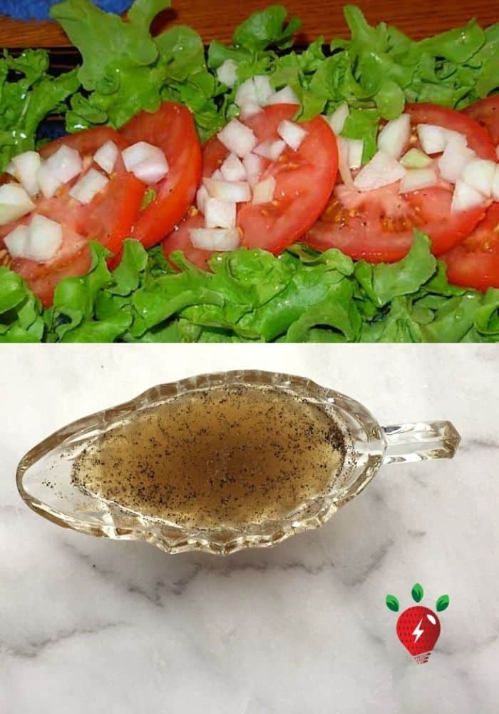 Vinegar Sugar Dressing #VinegarDressing #BitterLettuce #VinegarSugarDressing #HealthyTwist #GlutenFree #DairyFree #SaladDressing #Recipes #SaladRecipes #RecipeIdeaShop