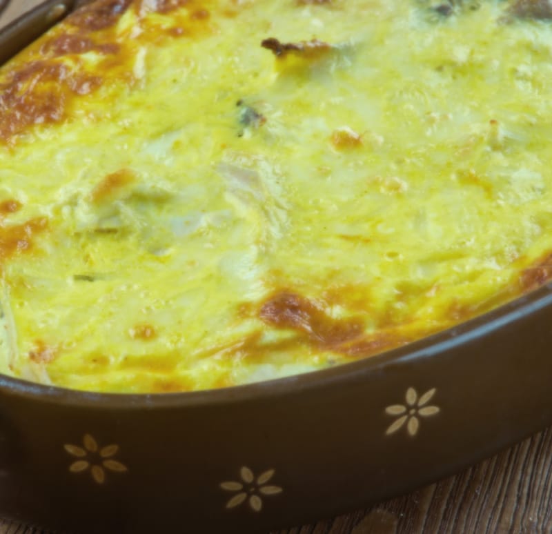 vegetarian tortilla casserole