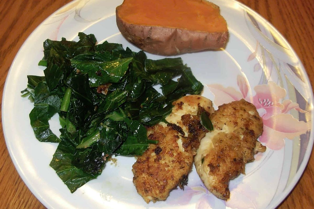 chicken and collard greens 2