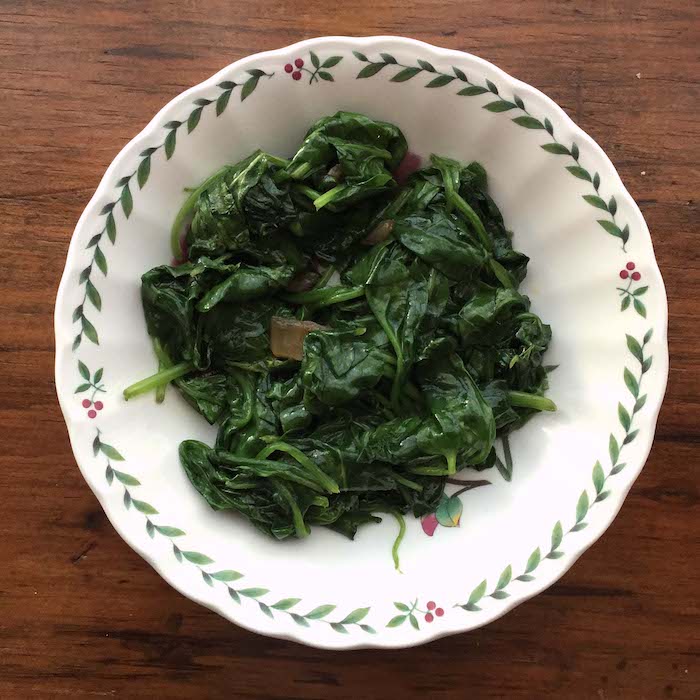 SautÃ©ed Spinach is quick to make and delicious to eat!