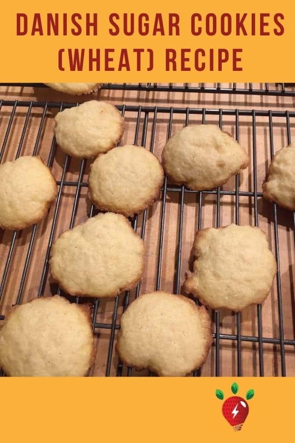 Danish Sugar Cookies (Wheat) are SO good. 25 minutes until you are eating them. #danishsugarcookieswheat #sugarcookies #cookies #recipes #Christmascookies #recipeideashop
