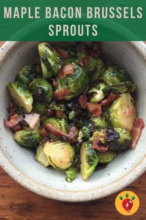 Maple Bacon Brussels Sprouts with Dates. So, so good. #maplebaconbrusselssprouts #brusselsprouts #bacon #christmasdinner #christmas #holidayfoods #recipes #glutenfree #dairyfree #recipeideashop