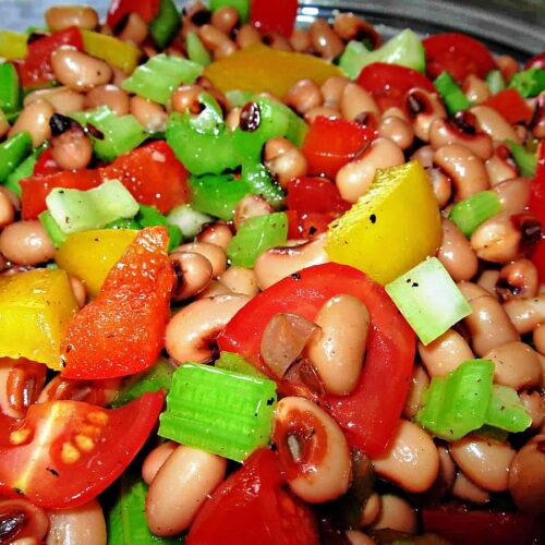 Louisiana Black Eyed Pea Salad With Spicy Dressing - Recipe Idea Shop