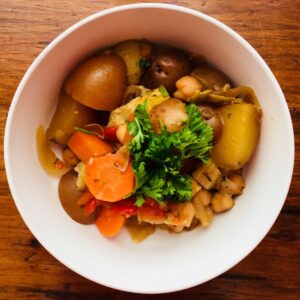 chickpea stew.