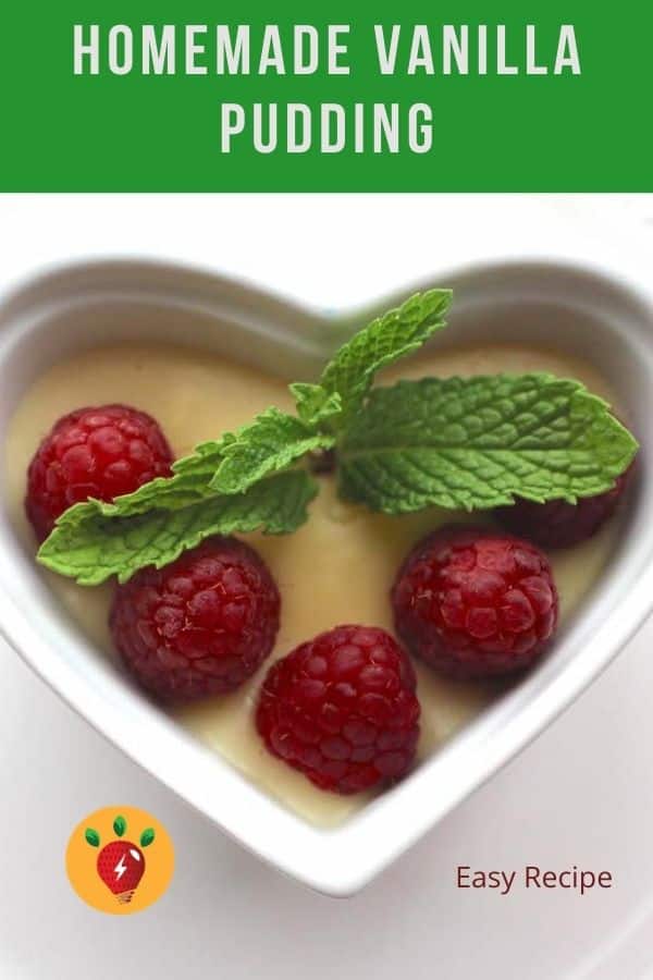 Image: Homemade Vanilla Pudding is deliciously easy. #HomemadeVanillaPudding #ValentinesDay #desserts #recipes #GlutenFree #RecipeIdeaShop