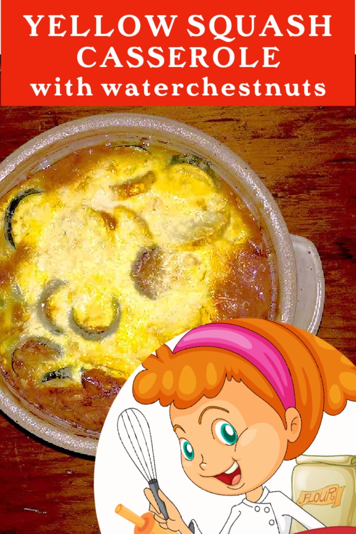squash casserole with water chestnuts