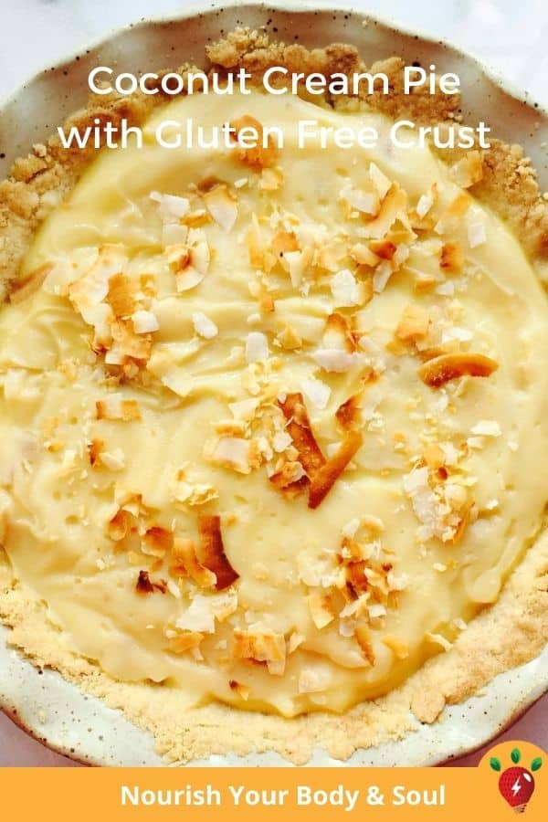 Amazing, creamy Coconut Cream Pie with a Gluten Free Crust. #RecipeIdeaShop