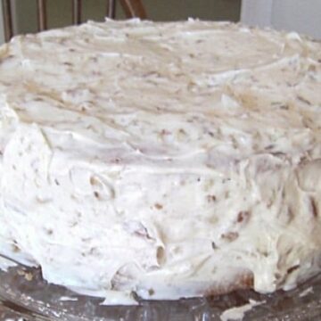 Italian Cream Cake with Cream Cheese Frosting