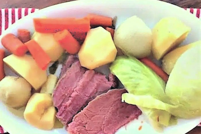 easy one pot meal slow cooker corned beef and cabbage recipe