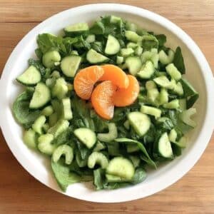 spinach salad with Mandarin Oranges