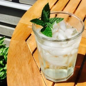 iced mint tea