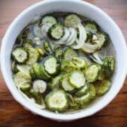 grandmas no cook refrigerator pickles