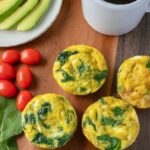 South Beach diet spinach egg cups