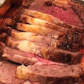 how to slice a prime rib