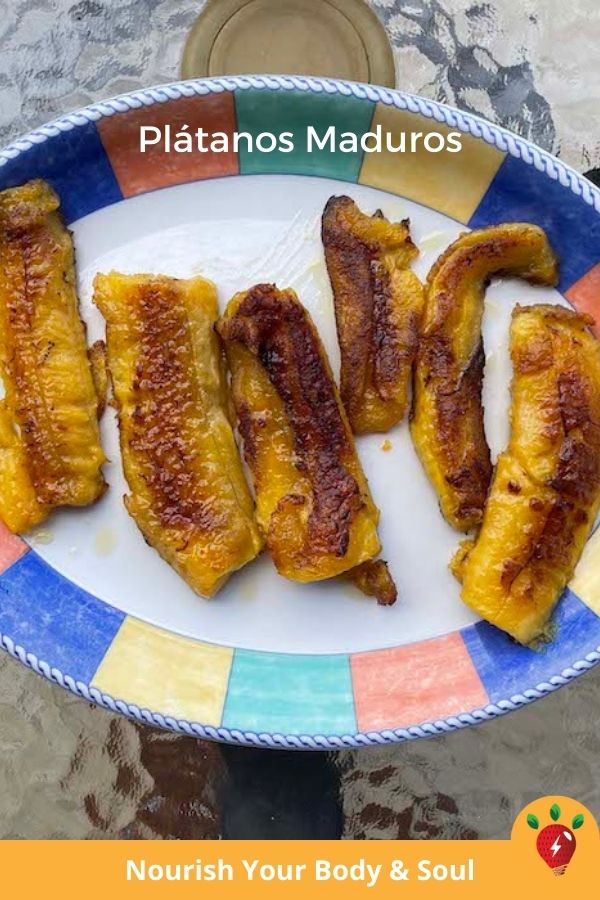 PlÃ¡tanos Maduros. Sweet, fried plantains. 10 minutes to heaven. #HealthyTwist #glutenfree #recipes #plantains #costarica #desserts #RecipeIdeaShop